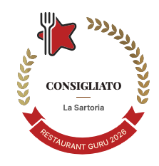 La Sartoria - Restaurant Guru 2026 - Award